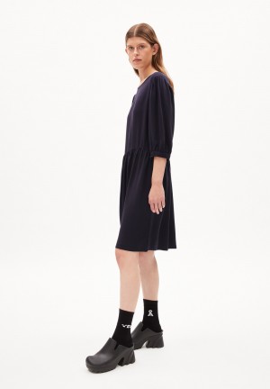 ARMEDANGELS ROSEAA Woven Dress Relaxed Fit made of LENZING™ ECOVERO™ Viscose Night Sky | 0647-GZEXL