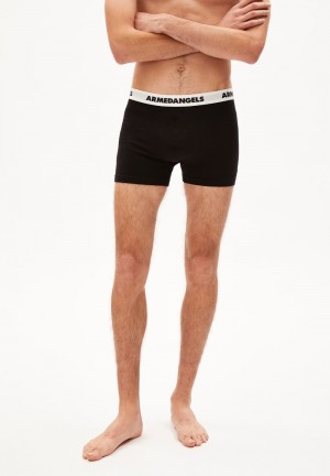 ARMEDANGELS RYAANO Boxer made of Organic Cotton Mix Schwarz | 9486-YQHFK