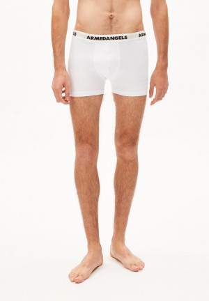 ARMEDANGELS RYAANO Boxer made of Organic Cotton Mix Blanc | 0596-ULINZ