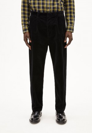 ARMEDANGELS SAALEMO Woven Pants made of Organic Cotton Mix Schwarz | 2871-RODBZ