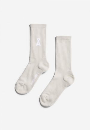 ARMEDANGELS SAAMUS BOLD Socks made of Organic Cotton Mix Luna Rock | 9653-OCQLD