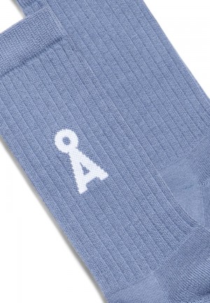 ARMEDANGELS SAAMUS BOLD Socks made of Organic Cotton Mix Blau | 3267-NTUAW