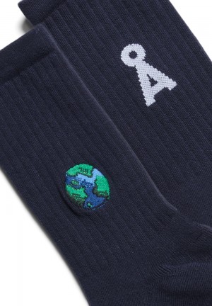 ARMEDANGELS SAAMUS WORLD Socks made of Organic Cotton Mix Night Sky | 0267-VCOXM