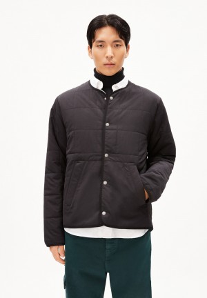 ARMEDANGELS SAANDON Blouson Jacket Regular Fit made of Polyamid Mix (recycled) Schwarz | 1047-GBJLI