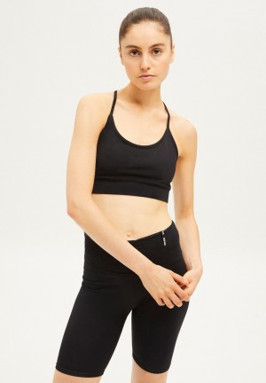 ARMEDANGELS SAATYA Activewear Bra made of Polyamide Mix (recycled) Schwarz | 3547-QVPZE