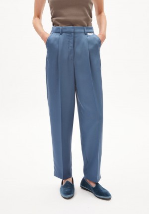 ARMEDANGELS SANDRINAA TAPERED Woven Pants made of TENCEL™ x REFIBRA™ Lyocell Blau | 7405-WUPVR