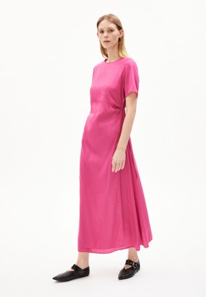 ARMEDANGELS SEDISAA Woven Dress Regular Fit made of TENCEL™ Lyocell Mix Crushed Berry | 6301-NLMRI