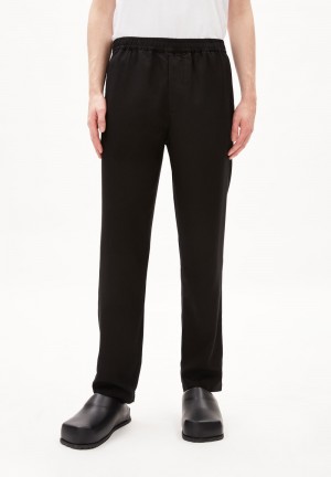 ARMEDANGELS SKOGAA Pants made of TENCEL™ Lyocell Schwarz | 8276-PZXIN