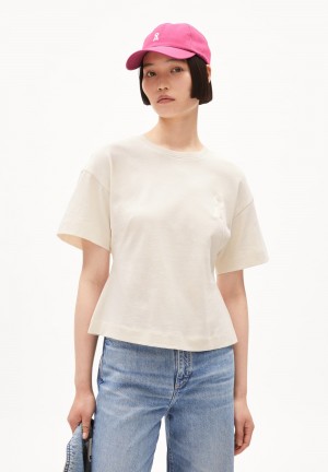 ARMEDANGELS TABALANAA Heavyweight T-Shirt Slim Fit made of Organic Cotton Mix Undyed | 3794-HCMVI