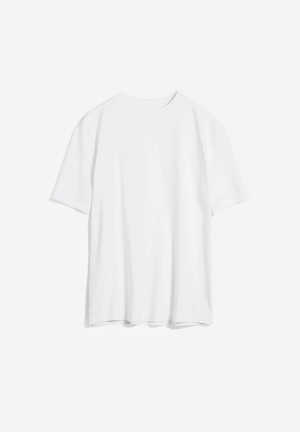 ARMEDANGELS TARJAA Heavyweight T-Shirt Loose Fit made of Organic Cotton Mix Weiß | 5812-ZAPKJ