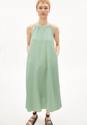 ARMEDANGELS THORAA Woven Dress Regular Fit made of TENCEL™ Lyocell Grün | 8392-XOHFC