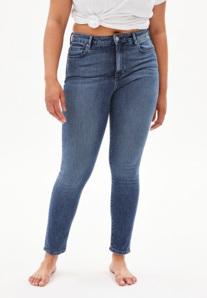 ARMEDANGELS TILLAA Jeans Skinny Leg Mid Waist Organic Cotton Mix X-Stretch Waschen | 2179-HZKUA