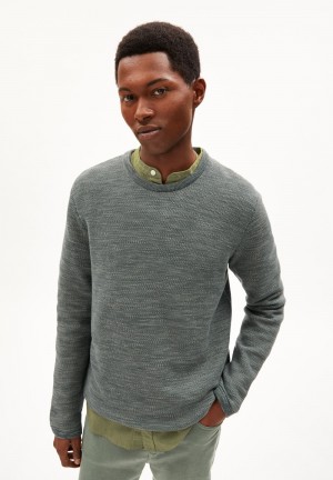 ARMEDANGELS TOLAA Sweater Regular Fit made of Organic Cotton Grün | 4093-QNRXC