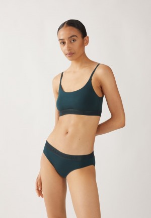 ARMEDANGELS TOVAA Bralette made of TENCEL™ Modal Mix Teal Stone | 9167-KQPDV