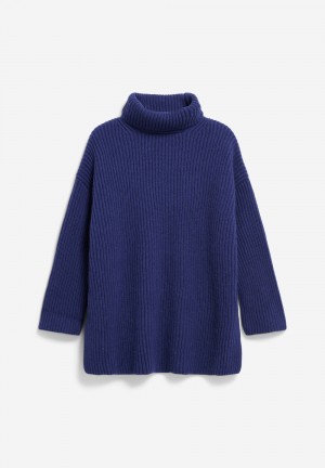 ARMEDANGELS VAESSAA Sweater Oversized Fit made of Organic Wool Mix Tiefesblau | 6357-ABCEY
