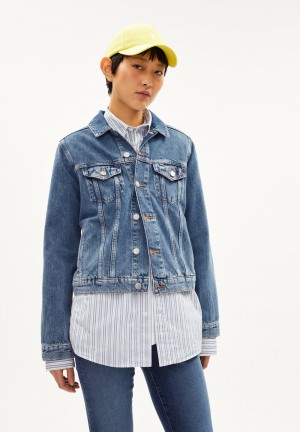 ARMEDANGELS VELITAA RETRO Denim Jacket Regular Fit made of Organic Cotton Mix Waschen | 3120-EYTOU