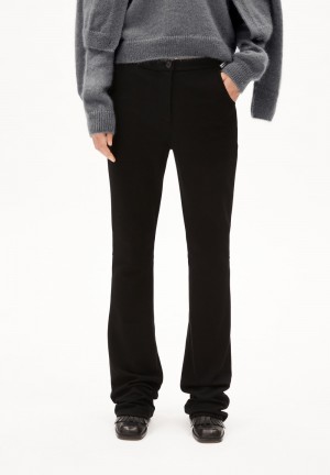 ARMEDANGELS VUMINAAR Jersey Pants made of LENZING™ ECOVERO™ Mix Schwarz | 9482-LJAQR