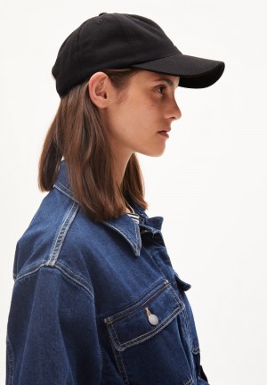 ARMEDANGELS YENAAS BOLD Cap made of Organic Cotton Schwarz | 9503-JVRSZ