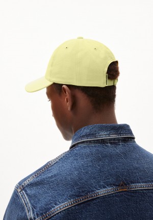ARMEDANGELS YENAAS BOLD Cap made of Organic Cotton Gelb Hell | 3650-HQOMV