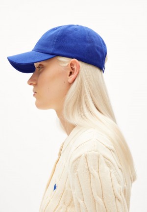 ARMEDANGELS YENAAS BOLD Cap made of Organic Cotton Blau | 3028-IKPQN