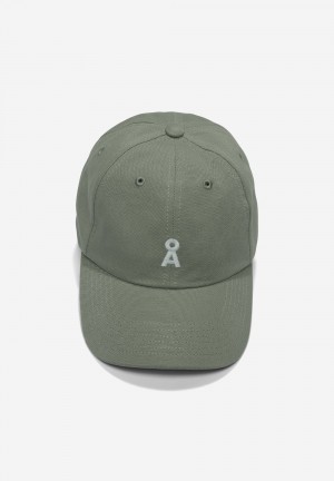 ARMEDANGELS YENAAS BOLD Cap made of Organic Cotton Grau Grün | 1826-XIERO