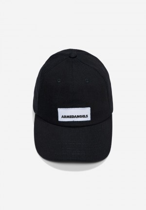 ARMEDANGELS YENAAS DENIM Cap made of Organic Cotton Mix Schwarz | 3712-XLYTG